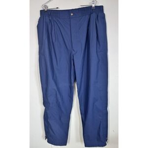 VTG Tourney Gore-Tex Pants Mens XXL Blue Golf Windbreaker Lined Waterproof